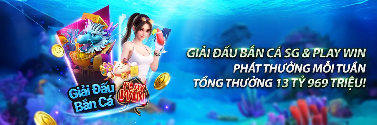 Hình ảnh chính trò chơi Bắn Cá 123b với đại dương xanh thẳm và các loài cá đầy màu sắc.